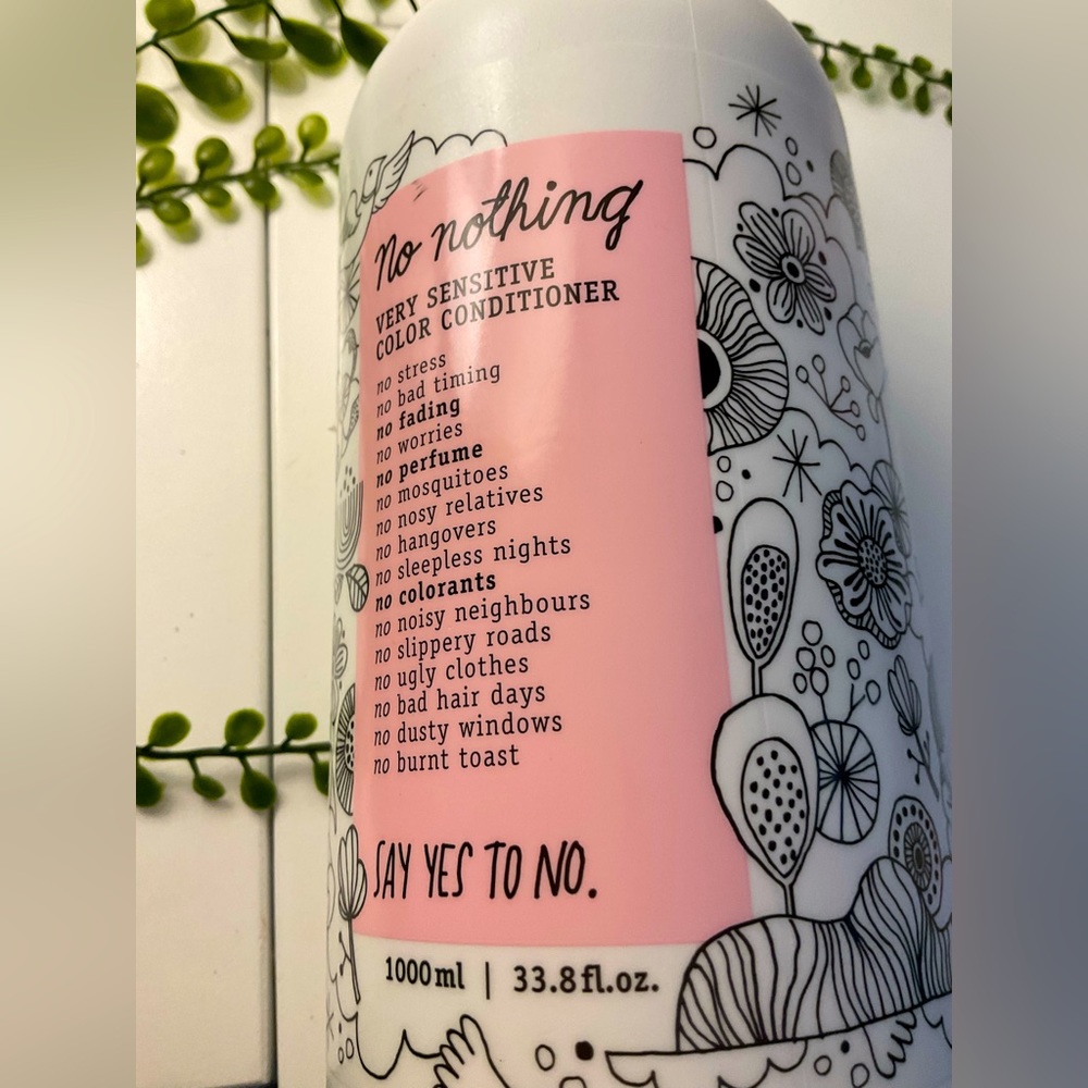 DO NOTHING SENSITIVE COLOR CONDITIONER. Liter. Last one.